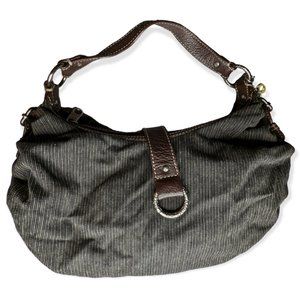 Vintage American Eagle Outfitters Pinstripe Hobo Bag